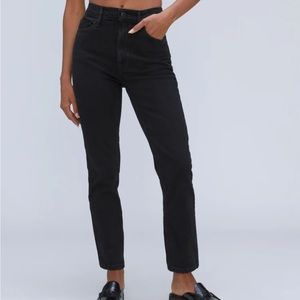 Everlane High waisted black jeans